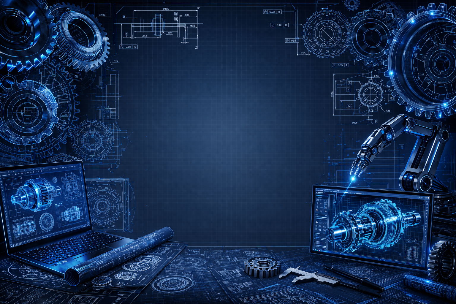 Mechanical blueprint and engineering design